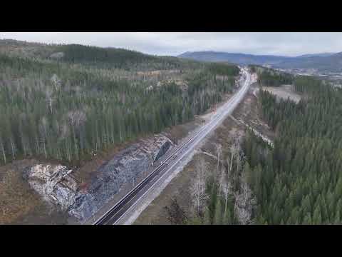 LNS E6 Svenningelv-Lien Droneoverflyving før overlevering uke 44 2025