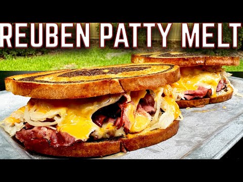 Reuben Smashed Patty Melt
