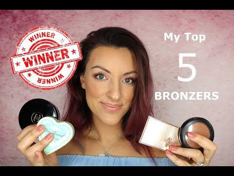 My Top 5 all time favourite Bronzers with swatches and reviews