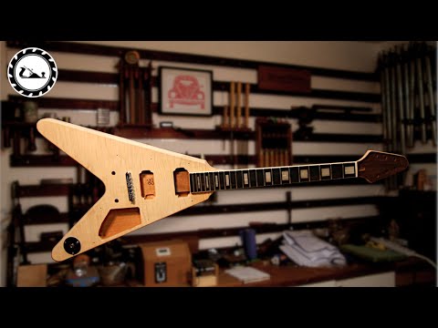 Flying V episode 2. Fitting and fettling the neck.