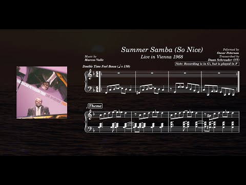 Oscar Peterson - Summer Samba (Piano Transcription)