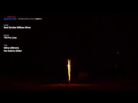 MN311 Red Strobe Willow Mine 40mm - '76 Pro Line No Debris Slider