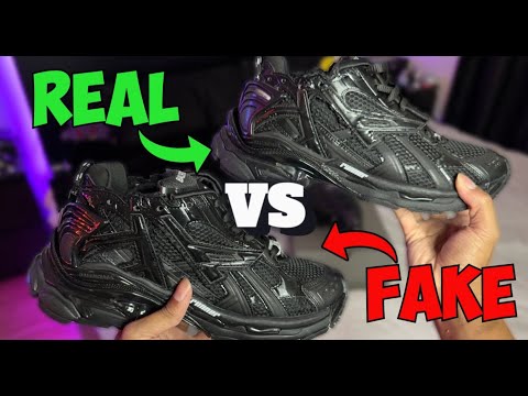 1:1 REPLICA vs REAL BALENCIAGA RUNNER (SHOE COMPARISON + HOW TO SPOT FAKE)