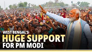 West Bengals impressive support for PM Modi during