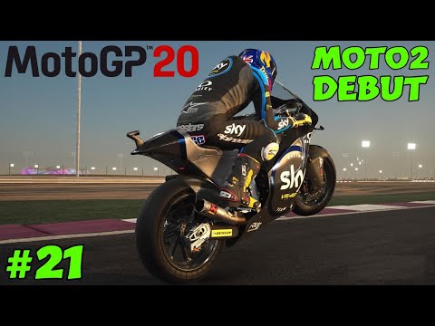 MotoGP 20 Career Mode Part 21 | Moto2 DEBUT! | MotoGP 2020 Game | PS4 PRO Gameplay