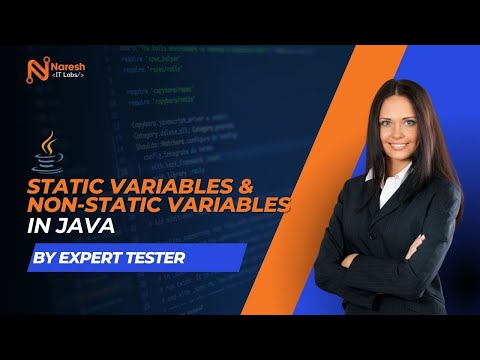 Session 18 Java For Selenium Static Variables Non Static Variables Java Selenium
