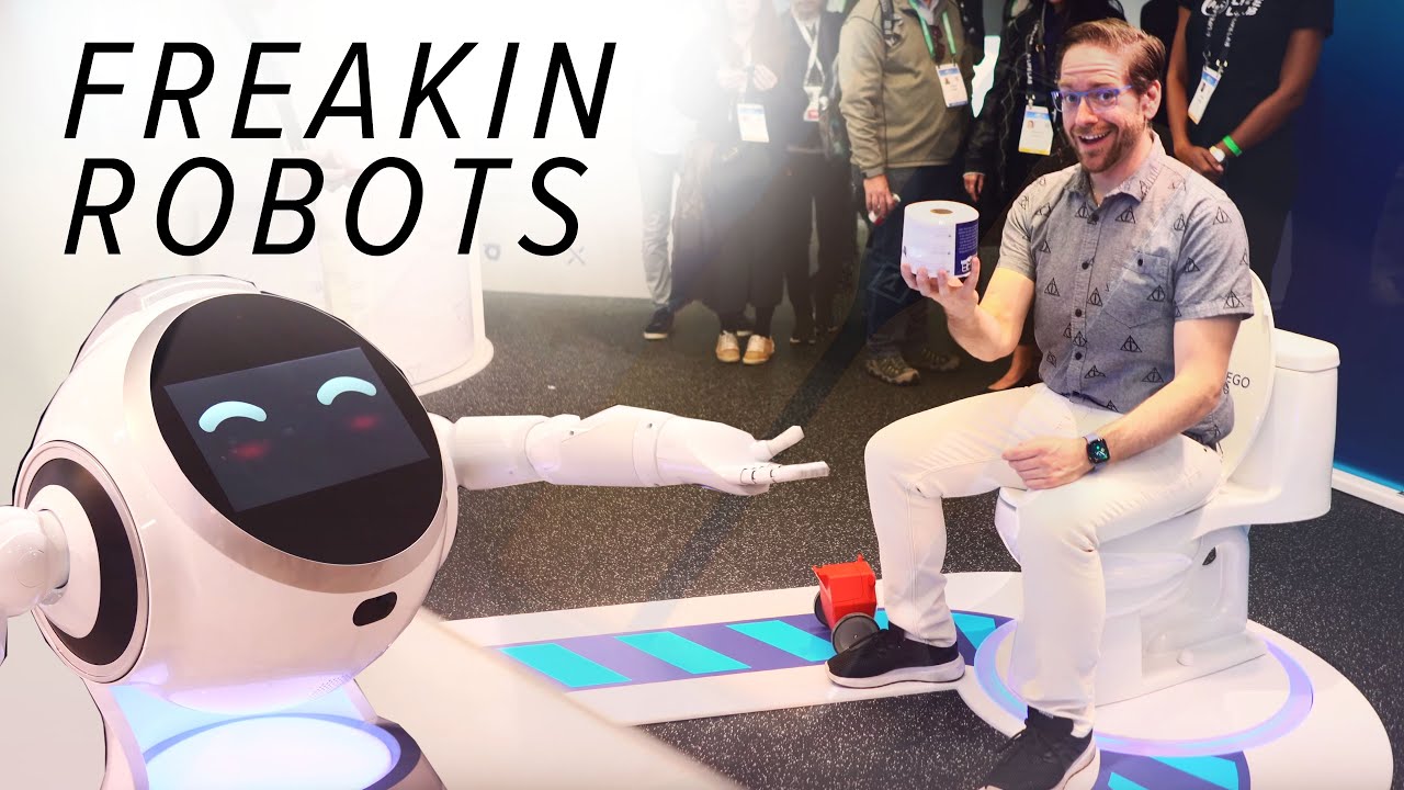 The weird and wonderful world of robots at CES 2020 - YouTube