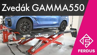 Nůžkový zvedák pro geometrii GAMMA550/WT52
