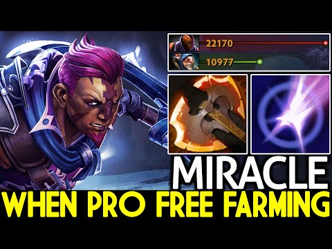 MIRACLE [Anti Mage] When You Let M-God Free Farm is Nightmare 7.26 Dota 2