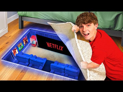 HO COSTRUITO UN CINEMA SEGRETO IN CASA!