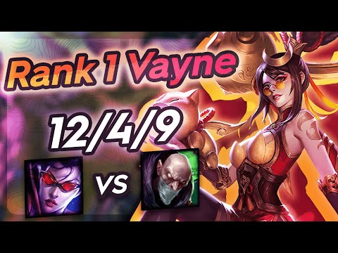 Vayne Vs Singed - Challenger Gameplay Rank 1 Vayne