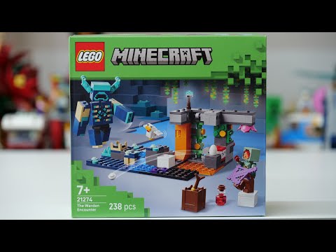 LEGO Minecraft 21274 The Warden Encounter Speed Build