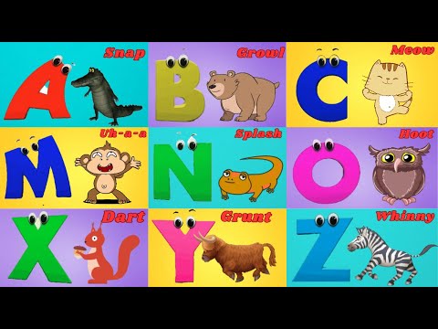 ABC Animal Sounds Song | Alphabet Animals Song | ABC Animals | Kids TV