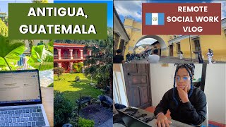 Remote (social) work diaries 🇬🇹 : errands, meetings, emails, preparing to hike a volcano vlog