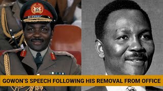 Gowon’s Speech Accepting His Removal from Office and Declaring Support For Murtala Mohammed