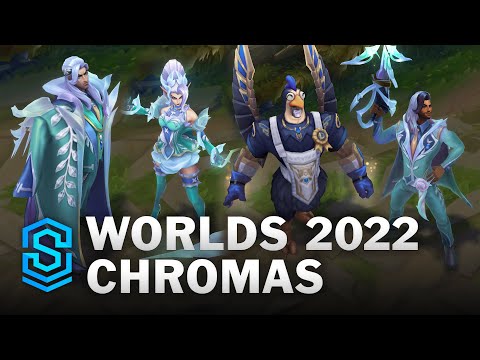 Worlds 2022 Chromas | Birdio, Crystal Rose Zyra, Crystal Rose Swain & Crystal Rose Akshan