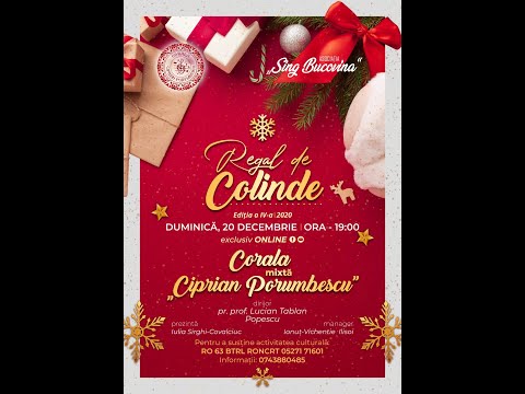 Corala Ciprian Porumbescu - Regal de colinde 2020 (exclusiv online)