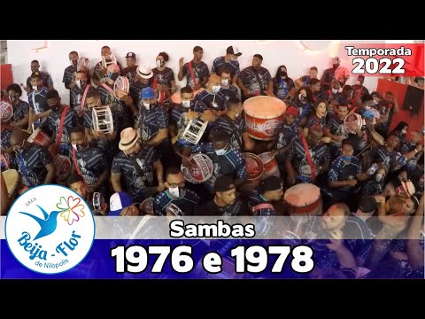 Beija-Flor 1976 e 1978 | Samba ao vivo no Salgueiro Convida #SC22