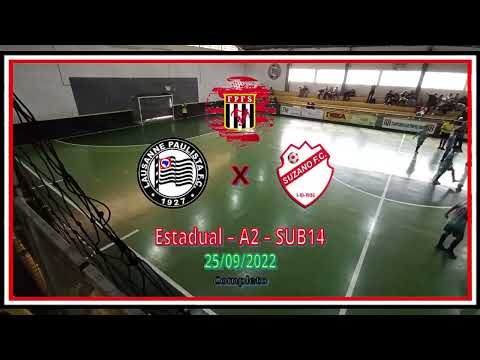 25/09/2022 - FPFS - Estadual - SUB14 - Lausanne x Suzano FC