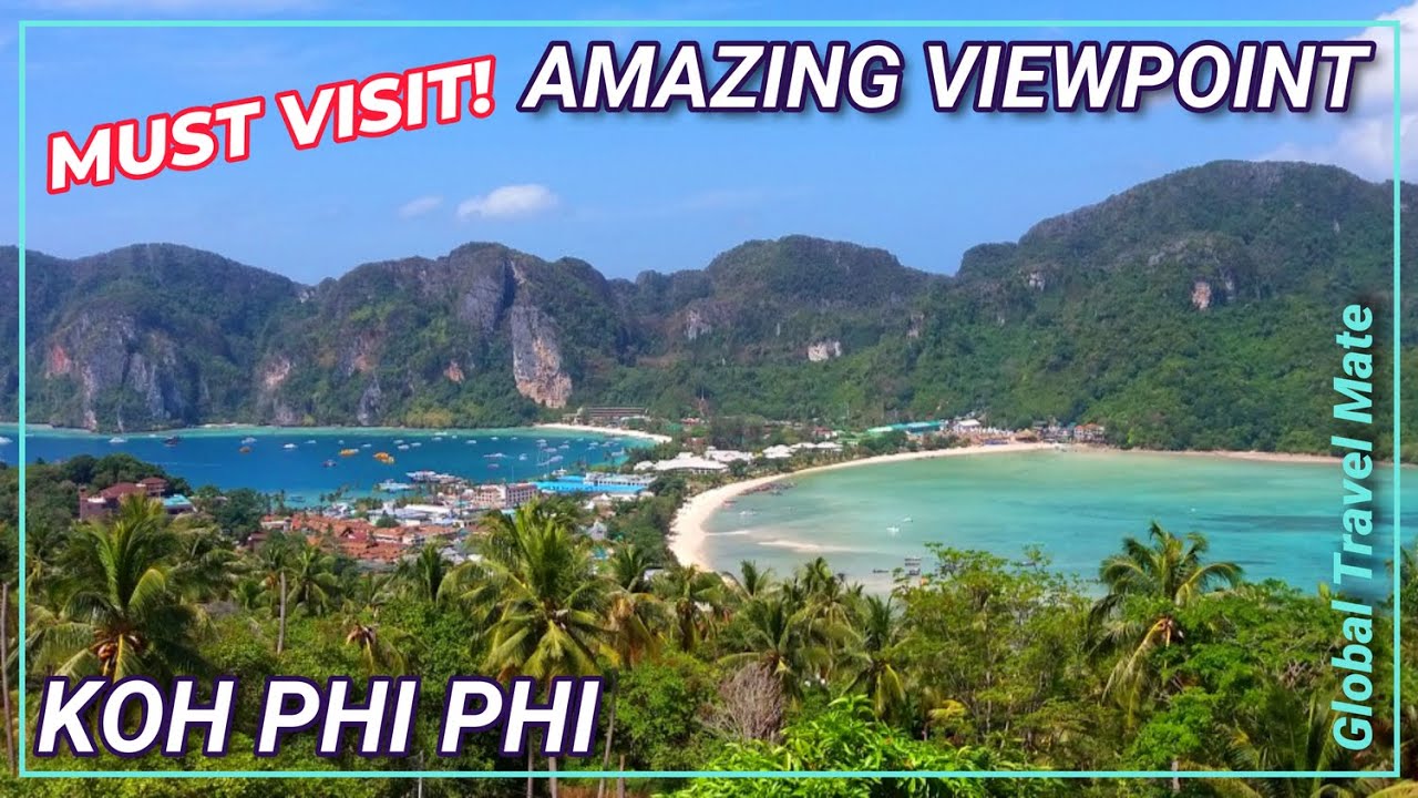 A traveler embarks on a hike to Phi Phi Viewpoint.