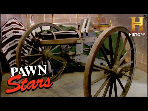 Seller Asks $75,000 for Huge Cannon! (Season 4) | Pawn Stars