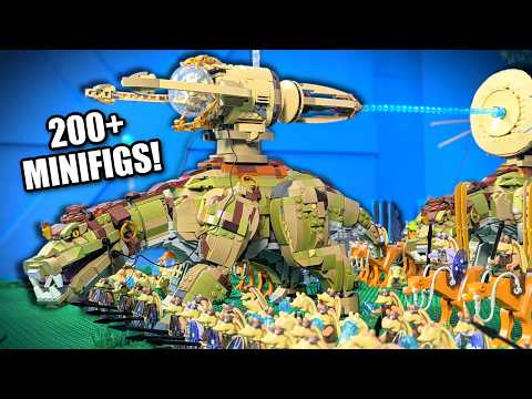 I Built A HUGE LEGO Star Wars The Battle Of Naboo Moc!