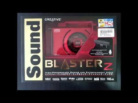 Unboxing Creative Sound Blaster Z