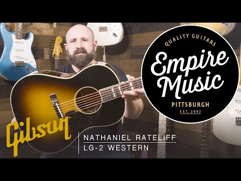 Gibson Nathaniel Rateliff Signature LG-2 Western Vintage Sunburst image 8