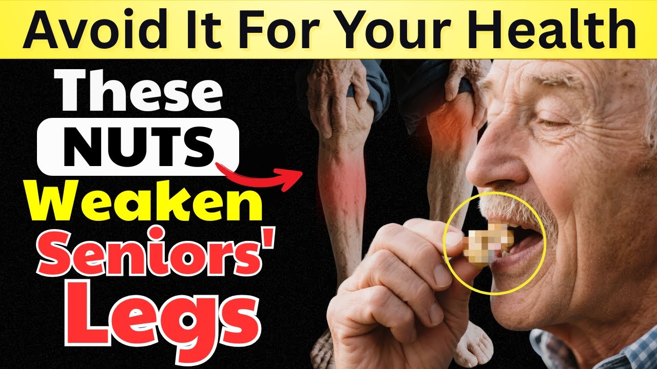 The 3 WORST Nuts for WEAK LEGS After 60! Senior Care