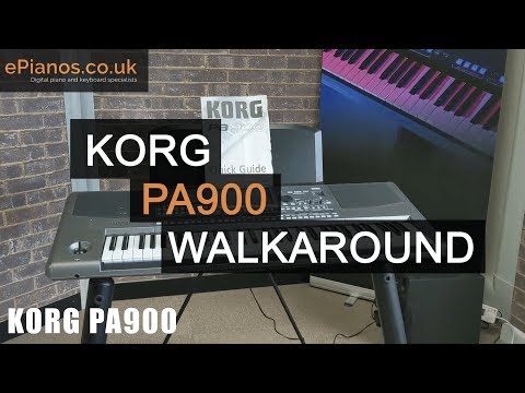 Korg PA900 Keyboard Walkaround