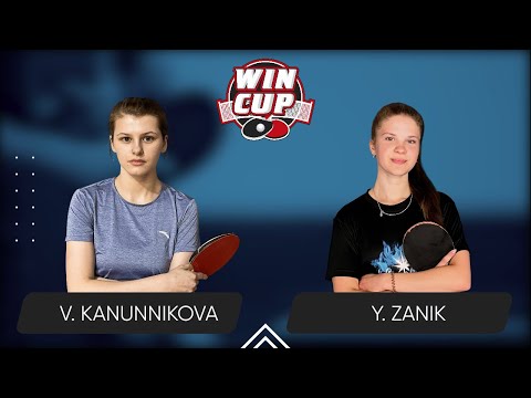 18:45 Vasylysa Kanunnikova - Yulianna Zanik West 4 WIN CUP 13.11.2023 | TABLE TENNIS WINCUP