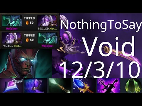 NothingToSay Void Spirit vs OD, MK, Beastmaster - solo double - ASM.GMB vs PSG.LGD g1 Singapore