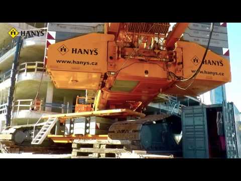 Hanyš - LIEBHERR LR 1750 (největší jeřáb v ČR a SR)