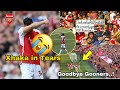 Emotional Scenes!🔥Granit Xhaka waves goodbye and Break into Tears in Front of Arsenal fans!😭