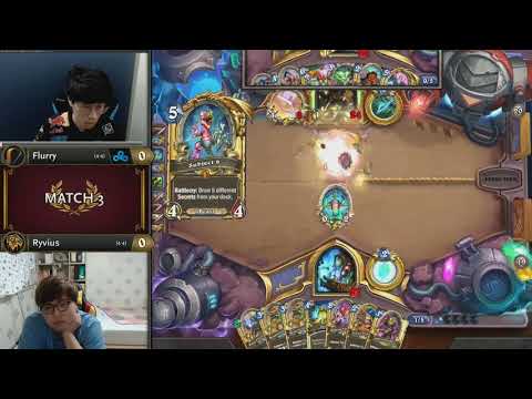 Flurry vs Ryvius - Hearthstone Grandmasters Asia-Pacific S2 2019 - Week 5