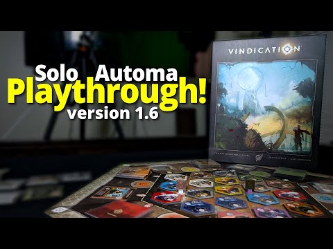 Vindication Solo Automa Playthrough