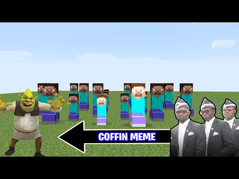 Coffin Meme With Shrek but It's CURSED Part 3 - Minecraft Animation