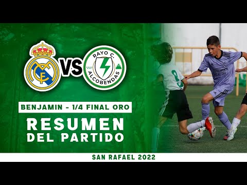 RESTV / Real Madrid 5 - Rayo Alcobendas 0 / BENJAMÍN / 1/4 Final - Fase ORO