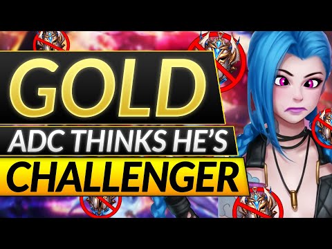 GOLD JINX MAIN Thinks He's Challenger - What EVERY ADC MUST Know - LoL Carry Guide