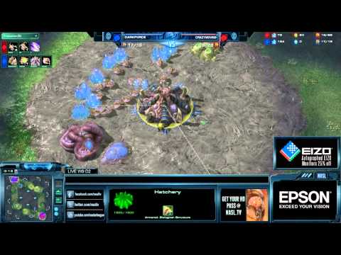 DarKFoRcE vs CrazymoviNG Game 1 - NASL Season 3 W9D2