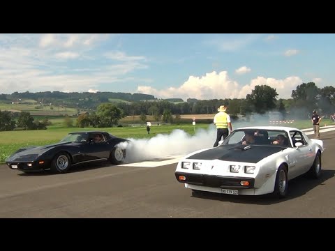 [HD] Badass Corvette vs. Firebird