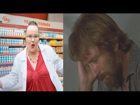 - Kasszás Erzsi - Chuck Norris reakciója az új CBA Reklámra