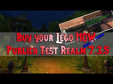 [EN] PTR 7.3.5 Buy your legos today! Purified Titan Essence!