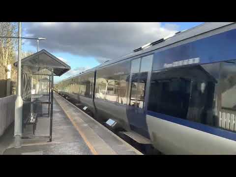 NIR 3000 Class DMUs 3006+3005 passing Moira on Enterprise Duties 26/2/23