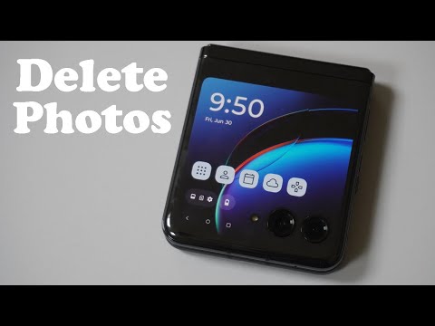 How To Add Delete Pictures and Videos On Motorola Razr Plus / 40 Ultra