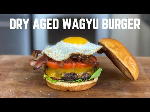 Hambúrguer Wagyu envelhecido a seco #shorts