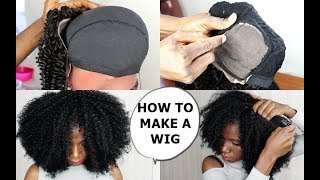 QUICK & EASY - HOW TO MAKE A WIG TUTORIAL FOR BEGINNERS