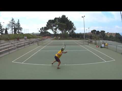 Sélections Services, coups droits d'attaque, retour gagnant seconde série, Greg