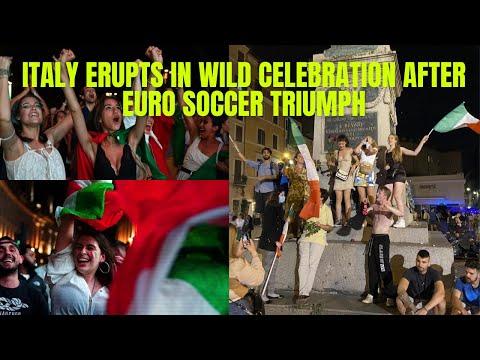 Italy erupts in celebration after European Championship win over England