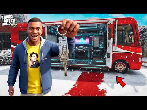 Franklin and Shinchan Bought The Most Expensive Luxurious Bus Ever In GTA 5 | Paradox FTW